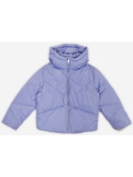 purple girls` quilted jacket tom tailor - girls