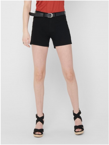 jdy nikki black denim shorts - women σε προσφορά