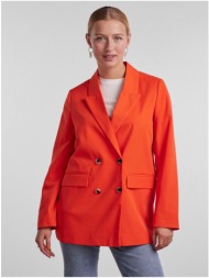 orange ladies oversize jacket pieces thelma - women