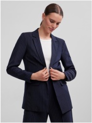 dark blue ladies striped jacket pieces bossy - ladies