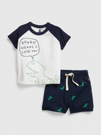 gap baby set t-shirt and shorts - boys σε προσφορά