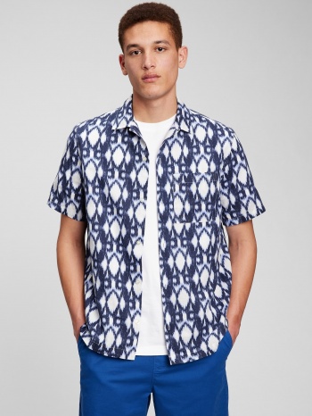 gap linen patterned shirt resort - mens σε προσφορά