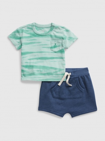 gap baby set t-shirt and shorts - boys σε προσφορά