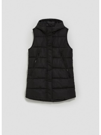 quilted vest with hood σε προσφορά