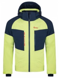 men`s ski jacket kilpi taxido-m light green