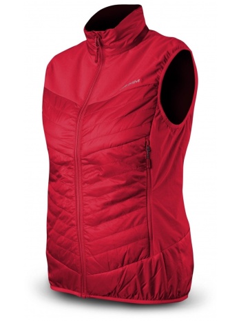 vest trimm w female vest red σε προσφορά