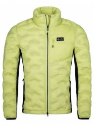 men`s outdoor insulated jacket kilpi actis-m light green
