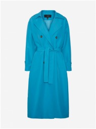 blue womens trench coat vero moda chloe - women