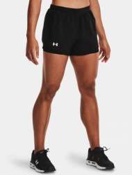 under armour shorts ua fly by 2.0 2n1 short-blk - women