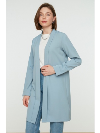 trendyol blue jacket hijab jacket