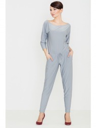 lenitif woman`s jumpsuit k145 grey