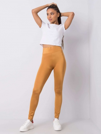 women`s gold smooth leggings rue paris σε προσφορά