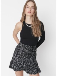 γυναικεία φούστα trendyol leopard print