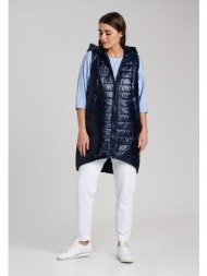 look made with love woman`s vest jungle 814 navy blue