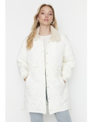 trendyol winter jacket - ecru - puffer
