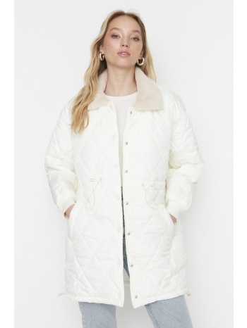 trendyol winter jacket - ecru - puffer σε προσφορά