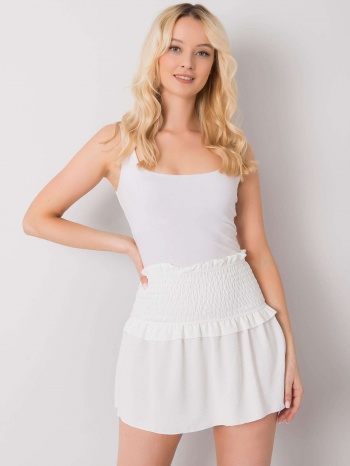 oh bella white mini skirt σε προσφορά