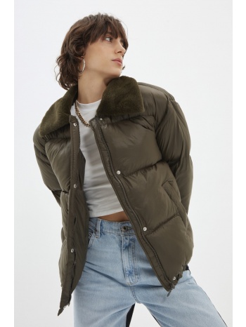 trendyol winter jacket - khaki - puffer σε προσφορά