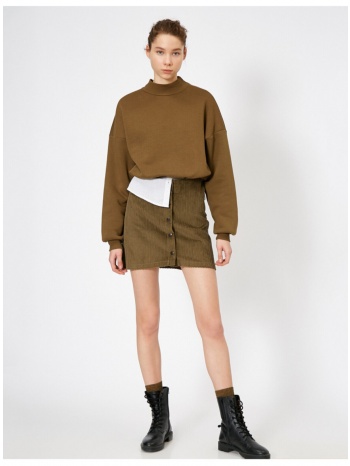 koton skirt - brown - mini σε προσφορά