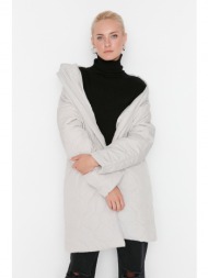 trendyol winter jacket - beige - puffer