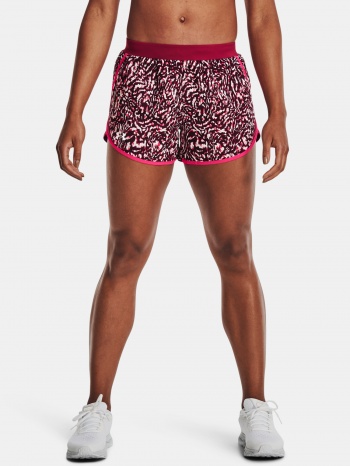 under armour shorts ua fly by 2.0 printed short -pnk - women σε προσφορά