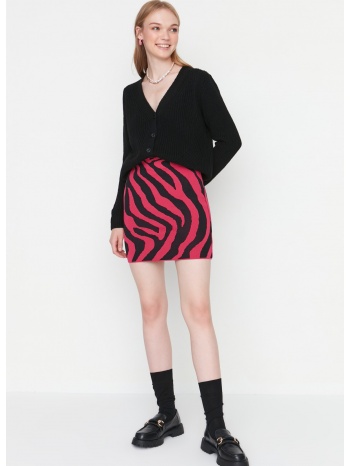 trendyol pink jacquard knitwear skirt σε προσφορά