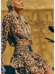γυναικεία φούστα trendyol leopard