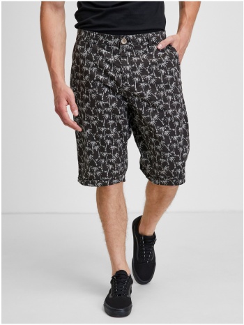 black men`s patterned shorts tom tailor - men`s σε προσφορά