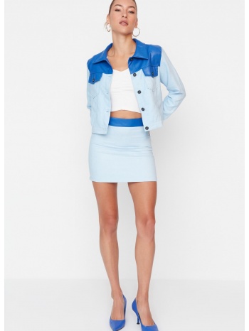 trendyol blue mini skirt σε προσφορά
