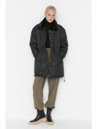 trendyol winter jacket - black - puffer