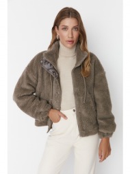 trendyol winter jacket - beige - bomber jackets