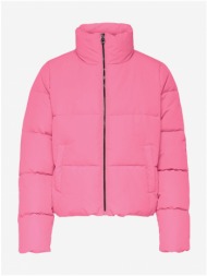 pink quilted jacket only dolly - women
