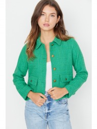 trendyol green pocket detailed jacket