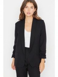 trendyol black blazer jacket