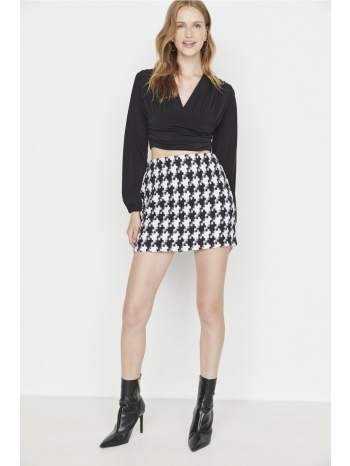 trendyol black mini skirt σε προσφορά
