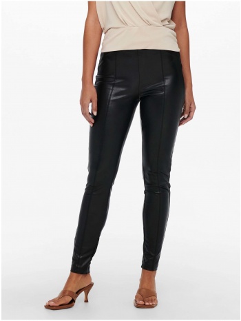 black leatherette leggings only jessie - women σε προσφορά