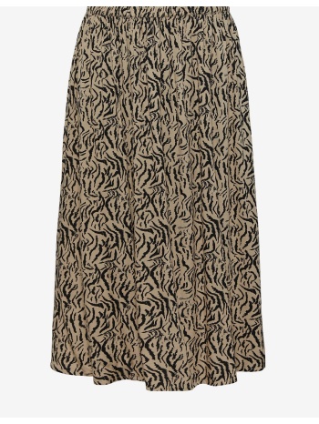black-brown patterned midi skirt pieces nya - women σε προσφορά
