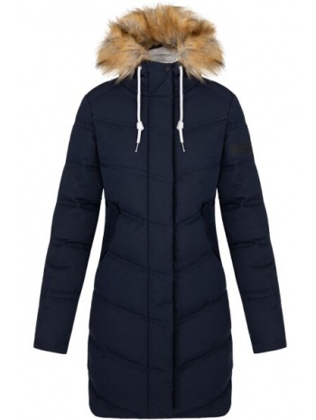 women`s coat loap nausika blue/white/brown σε προσφορά