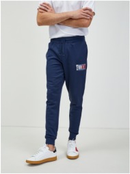 tommy jeans dark blue men`s sweatpants - mens