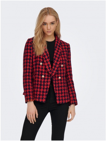 black-red patterned jacket only kelly - women σε προσφορά