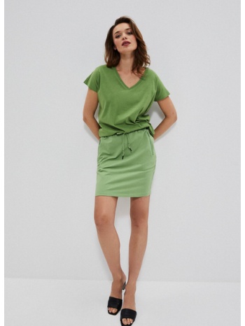 monochrome skirt with pockets - green σε προσφορά