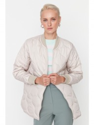 trendyol winter jacket - beige - bomber jackets