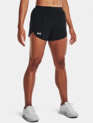 under armour shorts ua fly by elite 3`` short-blk - women