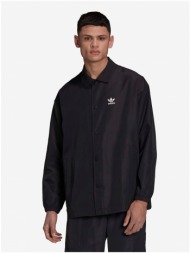 black men`s shirt lightweight jacket adidas originals coach jacket - men`s