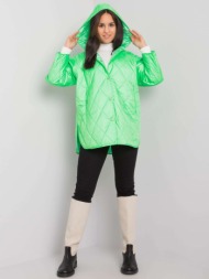 green quilted selah hooded jacket