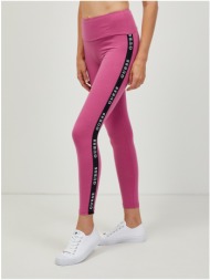 dark pink brindle leggings with guess aline - women