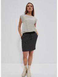 cotton skirt with stripes