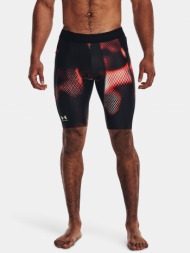 under armour shorts ua isochill prtd long sts-blk - mens