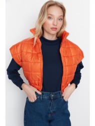 trendyol vest - orange - puffer