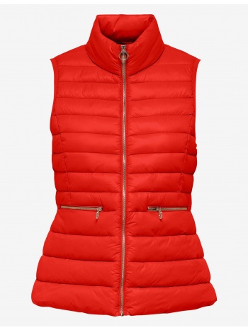red quilted vest only madeline - women σε προσφορά